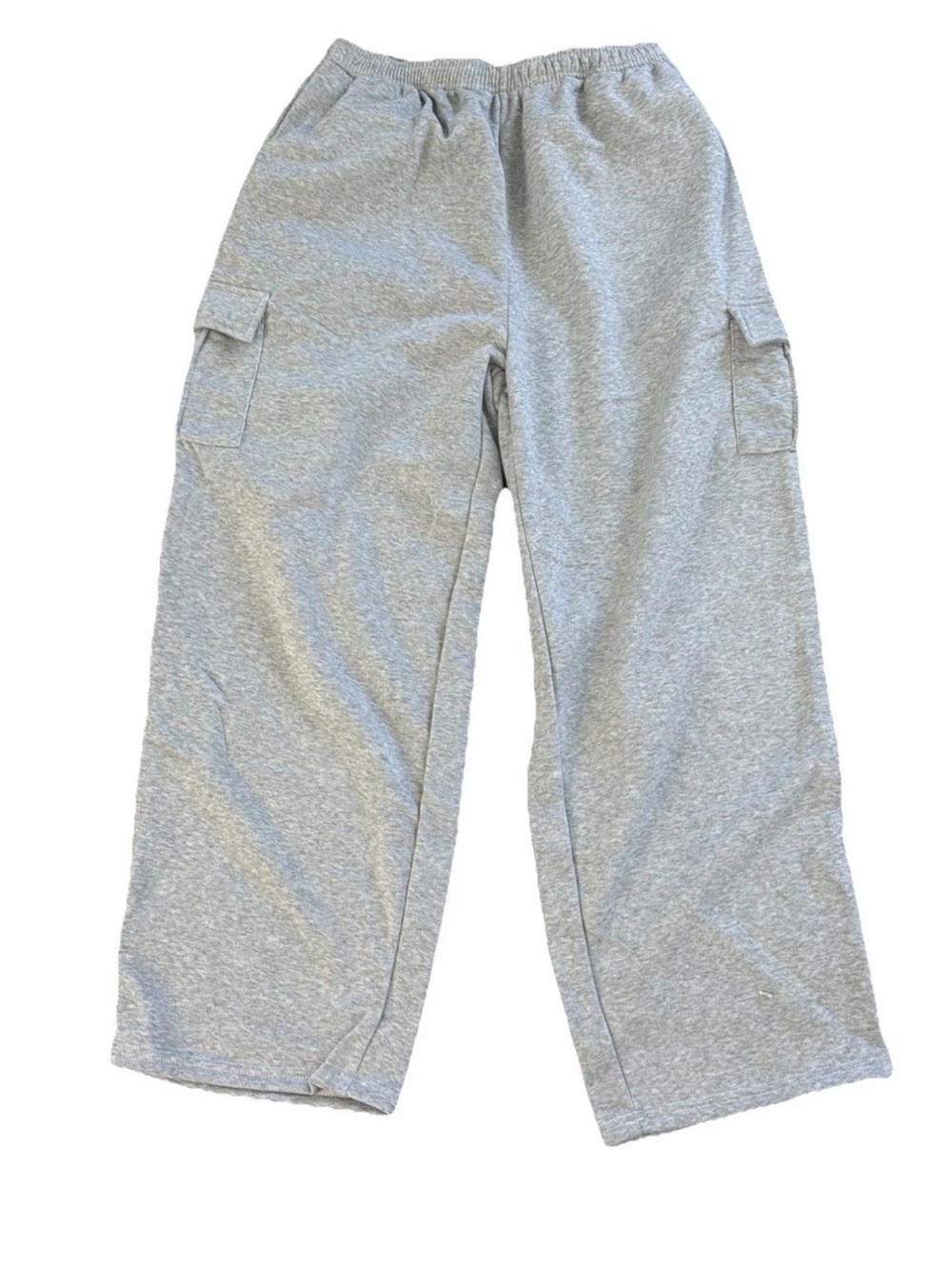 SHEIN Women’s Baggy Fit Cargo Sweat Pants Size XL GRAY